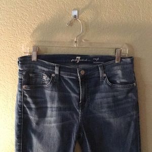 Light wash, soft, crop jean